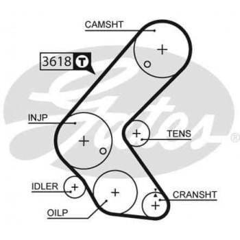 TRIGER SETI CORSA C MERIVA A Y17DT Y17DTL Z17DTH - GATES K015563XS