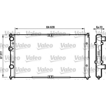 MOTOR RADYATORU CADDY 1,9SDI 1,9TDI 95>04 - VALEO 732710