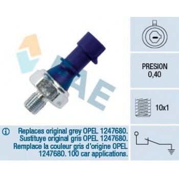 YAG BASINC MUSURU CORSA B X10XE ASTRA H ASTRA G MERIVA A CORSA D CORSA J ASTRA J INS - FAE 12439