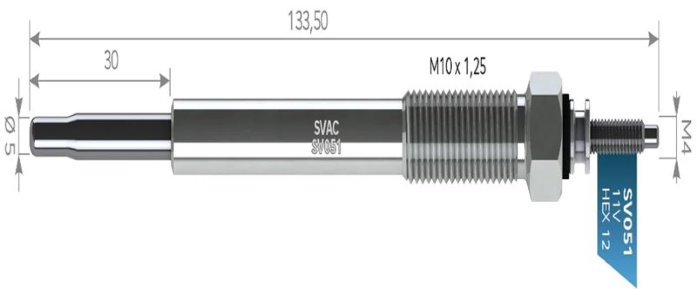Hyundaı Kizdirma Bujısı Accent Era 1,5 Crdi 06> Getz 1,5 Crdi 06> Ceed 1,5 Crdi 11> Matrıx 1,5 Crdi 04>cerat - Svac Sv051
