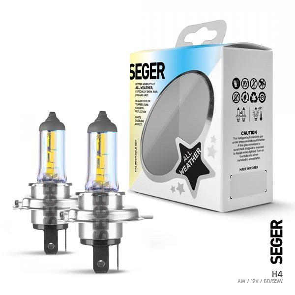 Unıversal Halojen Ampul H4 12v 60/55w Aw (3000 K) - Seger 210928