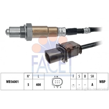 OKSIJEN LAMDA SENSORU DAILY IV V 06> FUSO CANTER 12> EURO5 / 6 - FACET 10.8394