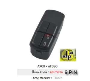 Unıversal Cam Anahtarı Sağ-Mercedes-Benz Axor - Atego - Mcar-An5501a