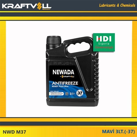 YAG & ANTIFIRIZ ANTIFRIZ-COOLANT NEWADA (-37) MAVI 3LT. - NEWADA NWD M37