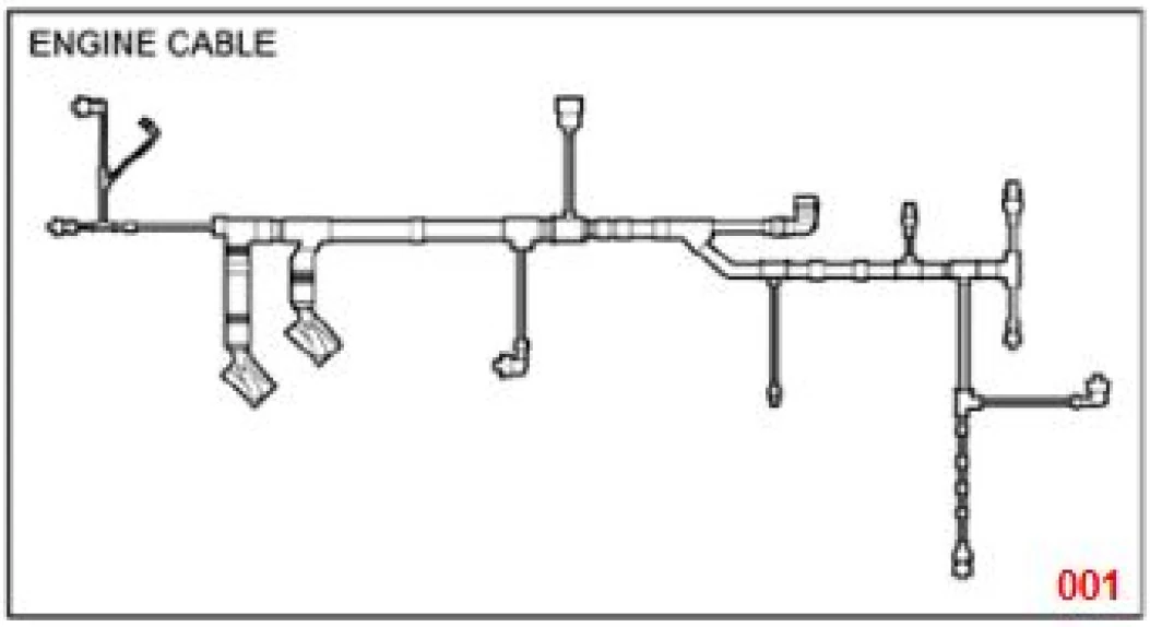 Ford Truck Motor Sensor Tesisatı Komple  - Ford Cargo / 1846t - Orj-Fo Dc4612a690ba