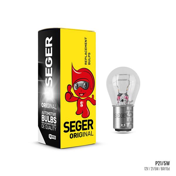 Unıversal Halojen Ampul P21/5w 12v 21/5w Bay15d Std. Repl. - Seger 208680