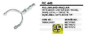 MARŞ ÇATALI+TAKOZ TAKIMI-MT MITSUBISHI CANTER EM. - REMARK-RC449