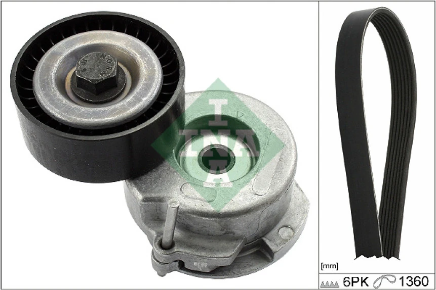 Opel V Kayıs Seti - V Kayısı / V Kayıs Gergisi Komple - İna 529 0293 10