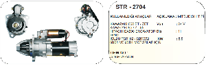 MARŞ MOTORU-MT 24V 11D KAWAZAKİ 852 ET/ZET-85/Z/85 HİNO - REMARK-STR2704