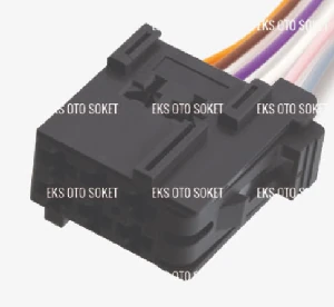 Unıversal 6 Pin Amplifilakatör Mercedes- Bmw-Porsche 1-965640-3 - Eks-6c053