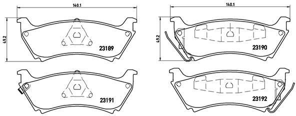 FREN BALATASI ARKA ML-CLASS W163 98>05 - VALEO 670443
