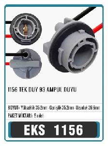 Unıversal Soket>1156 Tek Duy 93 Ampul Duyu - Eks-1156