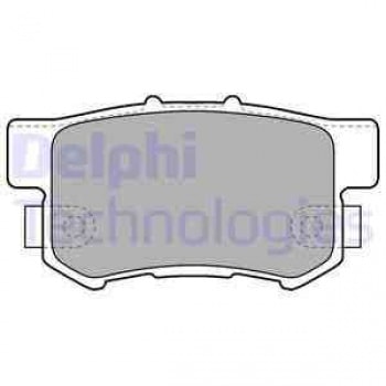 ARKA FREN BALATASI HONDA CIVIC 01>13 FD6 FB7 / CR-V 03>07 / ACCORD 98>08 / FRV 04> - DELPHI LP1507