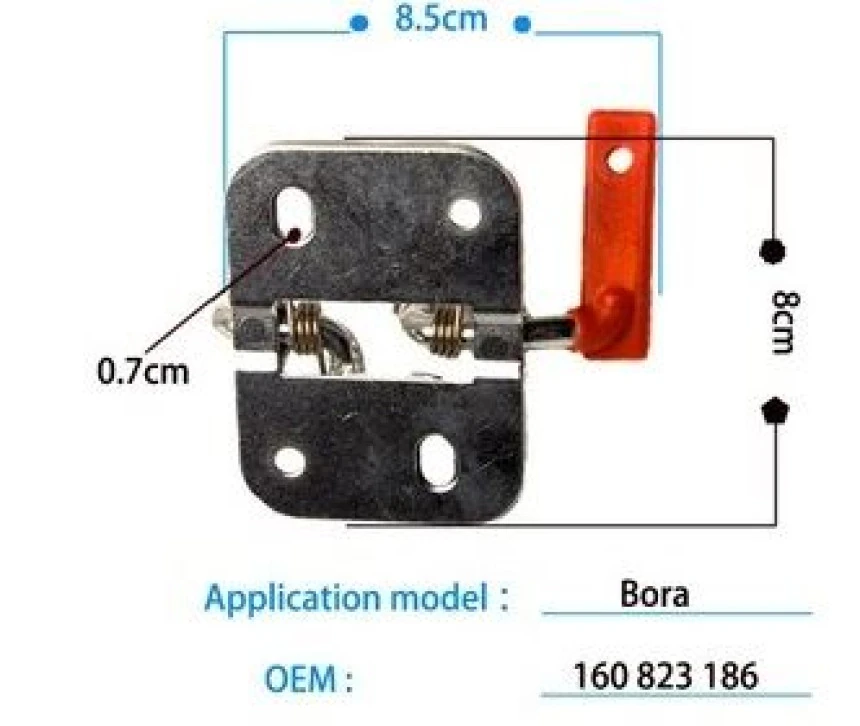 Vag Motor Kaput Ust Kilidi Bora - Mtj 7499a