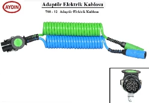 Unıversal Adaptör  Kablosu  2 X 5,5  Metre 15 Uçlu - 15 Kablolu - Aydın-700-12