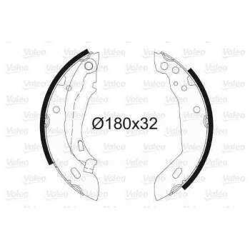 ARKA FREN BALATASI PABUCLU XSARA P306 XUD9 DW8 (1,9 8V) OLCU: (180 * 30) / (97 00) - VALEO 562037