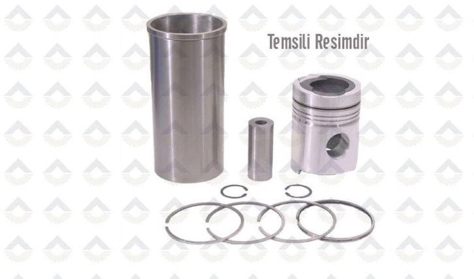 Renault Motor Piston+segman Clio Kangoo (pim Capı 26mm) (1.5 DCI K9k Bp) [(76.00mm Std (+100mm)] - Yenmak 36-04164-100