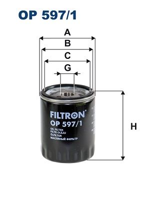 YAG FILTRESI MAZDA III / V / VI 1.8 16V / 2.0 16V B MAX FIESTA VI FOCUS III 1.0 ECOBOOST 12 /> FIEST - FILTRON OP597/1