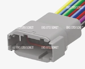 Unıversal Dtm04-12p Deutsch Soket  Kablolu - Eks-12c020ek