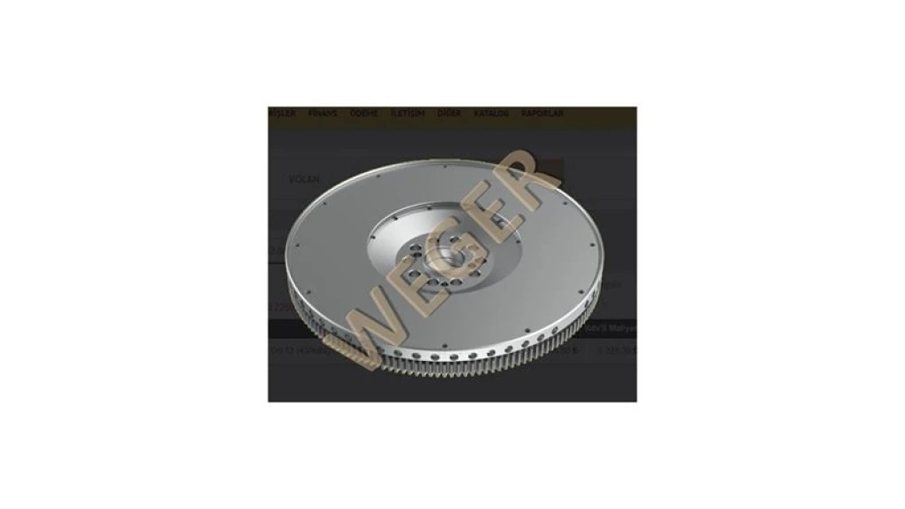 Scanıa Truck Debriyaj Volanı Scanıa 124 Ds 12 (430mm) - Weger 032 032-6a