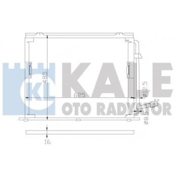 KLIMA RADYATORU S-CLASS W140 91>98 C140 92>99 - KALE 392400