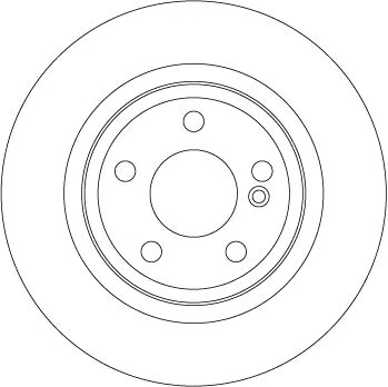 Mercedes Fren Diski Arka X156 13> W176 12>18 W246 13>18 C117 13>18 - Trw Df6634