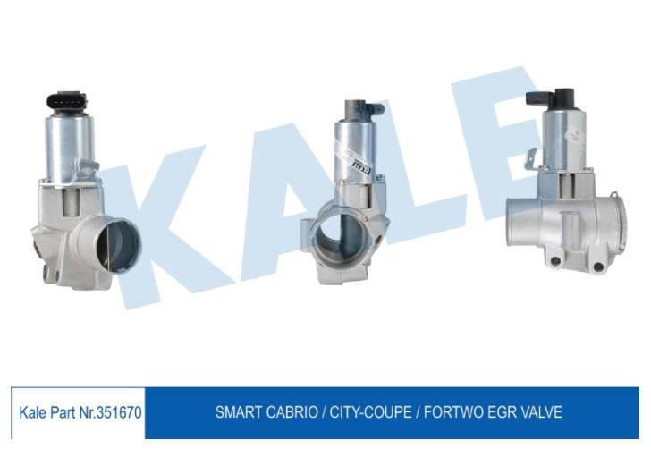 EGR VALFI (OM660) SMART FORTWO Coupe (450) 04>07 FORTWO Coupe (450) CITY-COUPE (450) 02>04 - KALE 351670