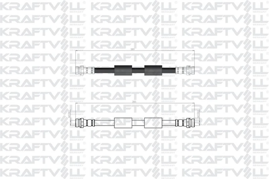 Ford Arka Fren Hortumu (sag / Sol) Fiesta VI 08/> B Max 12 /> - Kraftvoll 07080138