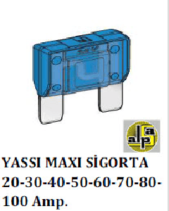 SİGORTA-BIÇAK MAXİ 80 AMP   DOĞAL - MTA-M0600960