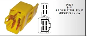 Unıversal Röle-24v Mitsubıshı-Kia 4 Uçlu - Vertex-24274