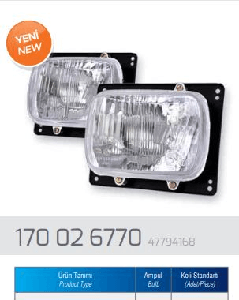 KOMPLE ÖN FAR-TRAKTÖR 56 SERİ YM. - AYGERSAN-170026770