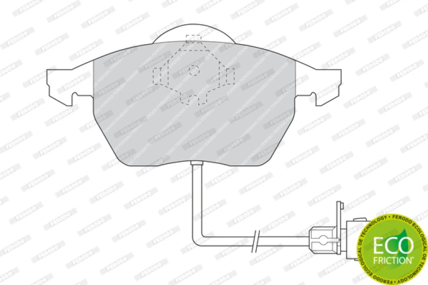 Vw Fren Balatası Ön - Gdb1049 - Frd Fdb590