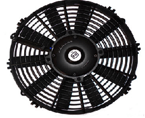 KOMPLE AKSİYEL FAN-12V 11" İNCE EMİCİ (10 KANAT)  5702111120002 - KORMAS-74316001