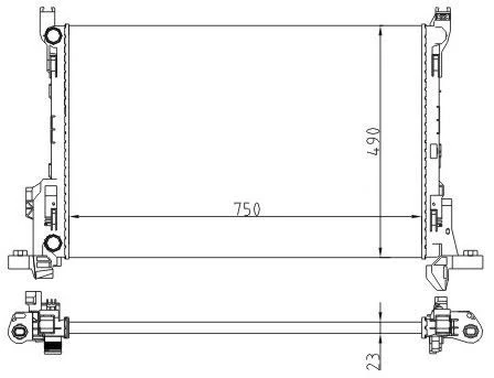 Renault Su Radyatörü - Su Radyatörü - Kal 356320