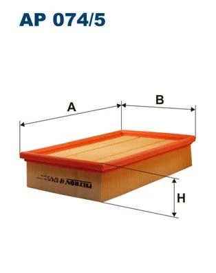 Ford Hava Filtresi Focus II C Max 03>07 Focus II 1,6tdci 04 /> Mazda III 1,6di 04> Volvo C30 06>12 S40 I - Filtron Ap074/5