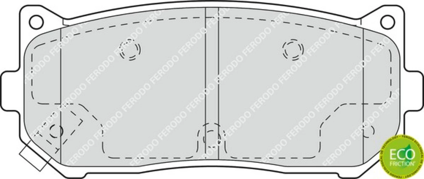 Kore Fren Balatası Arka - Disk : Gdb3203 - Frd Fdb1569