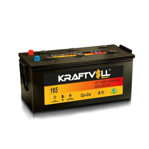 AKU 12V 165 AH B (513×222×223) - KRAFTVOLL 18020005
