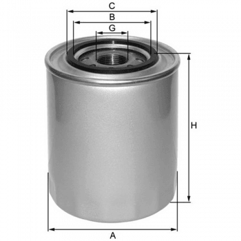TOYOTA TICARI YAG FILTRESI TOYOTA HIACE 90-> HILUX 90-97 LAND CRUISER 3.0 D-4D FORD RANGER 2.5 98-06 - FIL ZP86