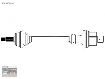 ON AKS SAG ABSLI CLIO II 1.2 / 1.4 / 1.6 8V 16V 98> (IC FREZE:23 DIS FREZE:21 UZUNLUK:715 ABS HALKAS - ANKA 10102009