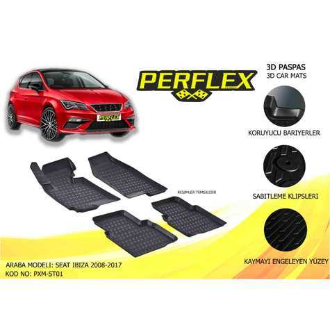 PASPAS 3D HAVUZLU X-MAT IBIZA  08>17 - PERFLEX PXM-ST01