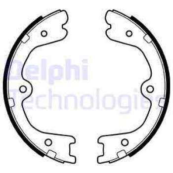 Nissan Ticarı Arka El Fren Balatası Pabuc Navara 08-> İnfiniti Fx 35 03-08 Patfınder 05-> Murano II 10-14 - Delphi Ls2037