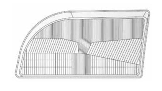 Ford Far Camı Sag Transıt T12 / T15 Minibus - Ayfar 11544