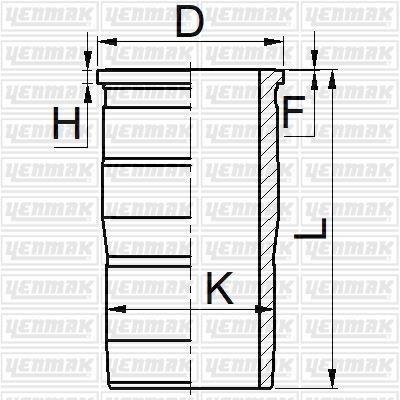 MOTOR KITI (PISTON-SEGMAN-GOMLEK) 131 MM RENAULT DXI MAGNUM EURO 3 / VOLVO D 12 B EURO 2 / D 12 - GOETZE 89-75001C