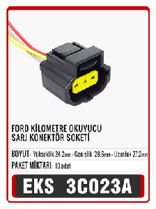 SOKET>FORD  KLOMETRE OKUYUCU  / SARJ KONJEKTOR   S3029 - EKS-3C023A
