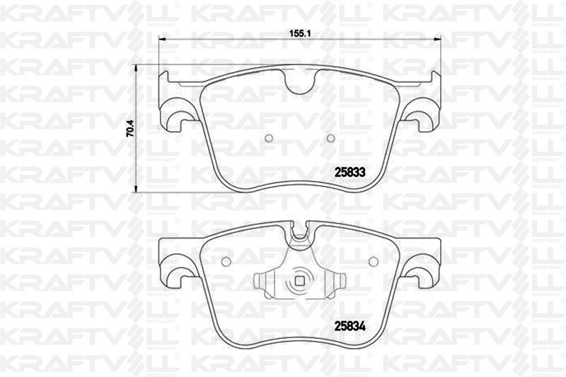 ON FREN BALATASI PEUGEOT 308 II 13> CITROEN C4 PICASSO II - KRAFTVOLL 07010103