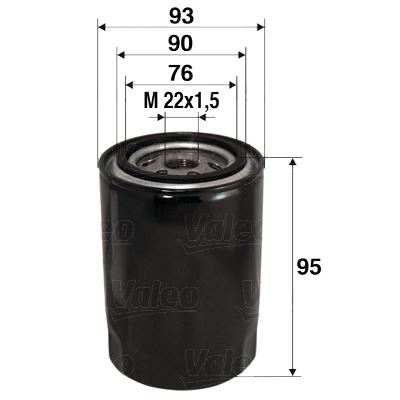 YAG FILTRESI TRANSIT T12 T15 2,5 / 2,5TD 91>00 CONNECT 1,8TDCI 02>13 FOCUS 1,8TDCI 98>04 (ATOM TIP) - VALEO 586006