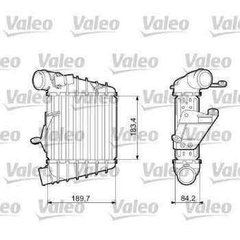 TURBO RADYATORU POLO CORDOBA FABIA 1,4TDI / 1,9TDI 02> - VALEO 817556