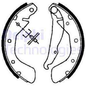 ARKA FREN BALATASI INCE TIP CORSA B ASTRA F - DELPHI LS1621