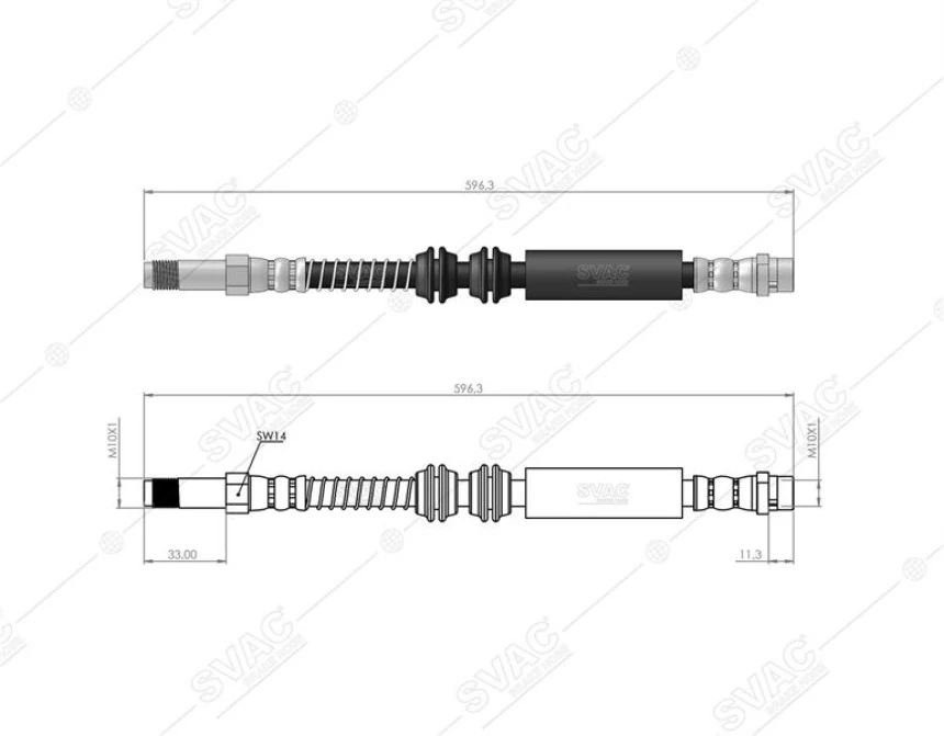 Vag On Fren Hortumu Transporter T5 03> - Svac 10-0219