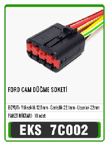 SOKET>FORD  CAM  DÜĞME   S7002 - EKS-7C002